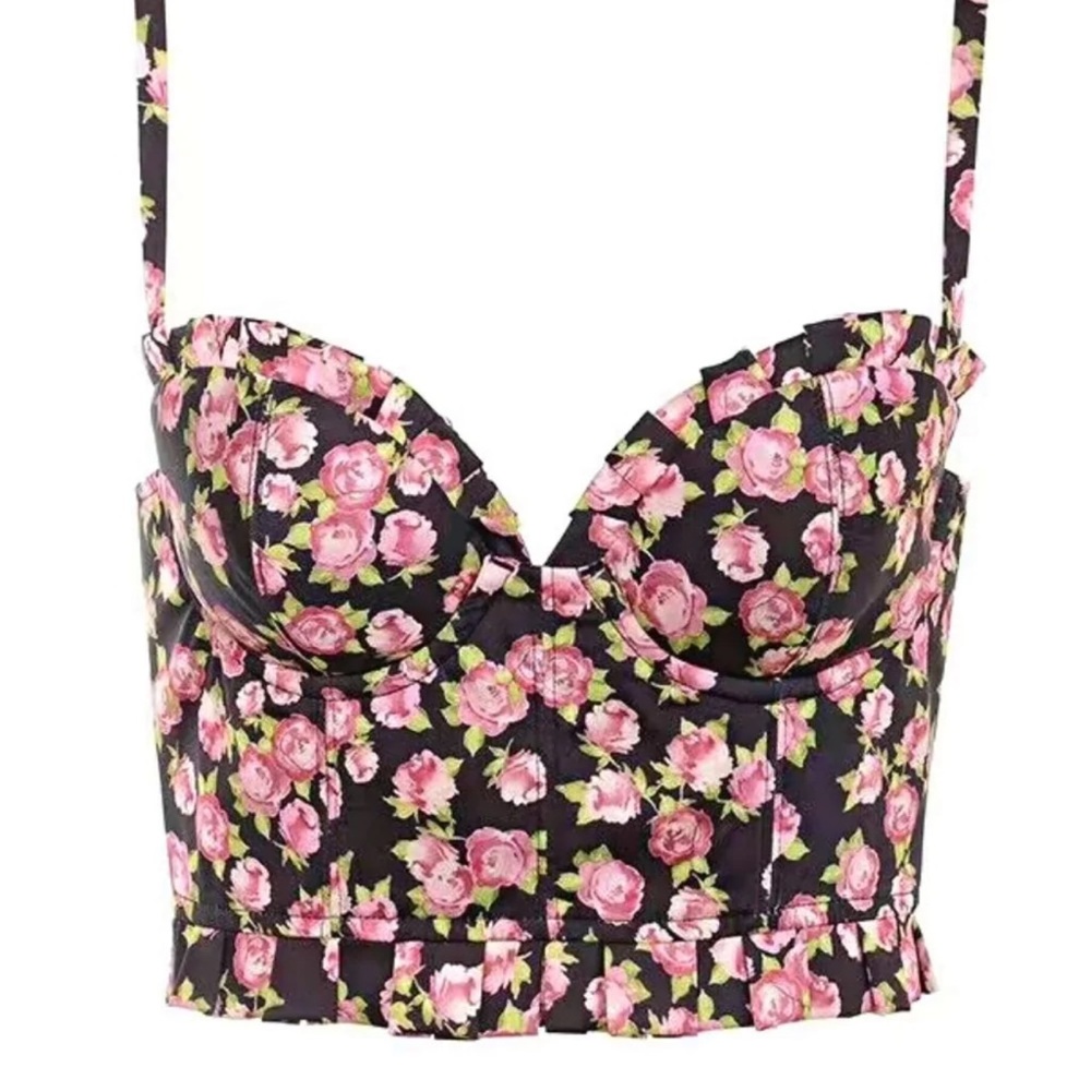 FLOWER PRINTED CAMISOLE Style of CB